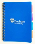 University A5 4-Subject Notebook - Blue