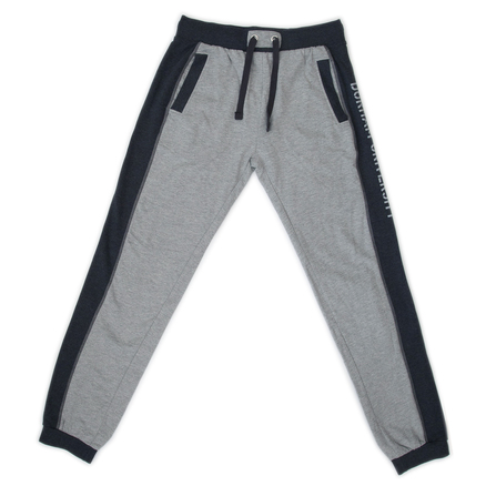 Contrast Panel Sweatpants - Charcoal/Grey