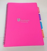 University A4 4-Subject Notebook - Pink