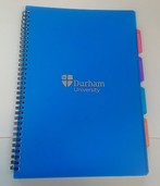 University A4 4-Subject Notebook - Blue