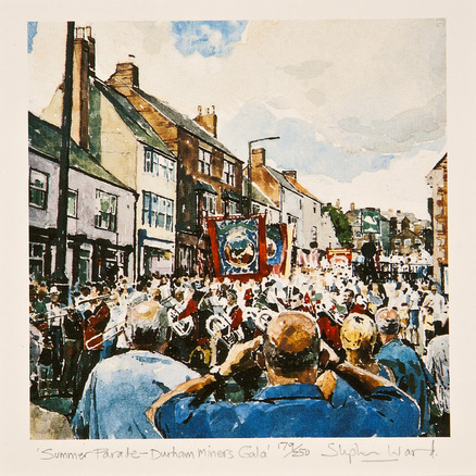 Stephen Ward Summer Parade Watercolour