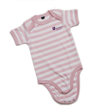 Baby Stripe Bodysuit Pink