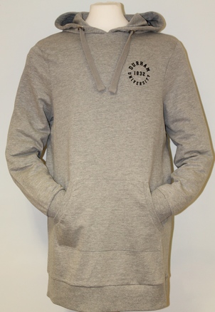 Fairtrade Women's  Hooded Sweater Dress - Grey