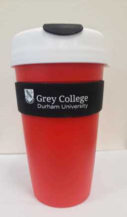 Grey College Keep Cup with White Lid
