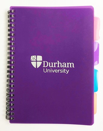 University A5 4-Subject Notebook - Purple