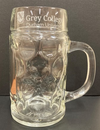 Grey College German Stein Glass 