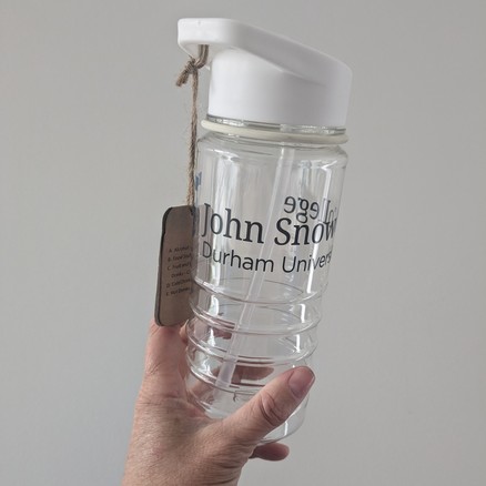 John Snow College Clear Water Bottle