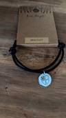 Lisa Angel Black Leather bracelet