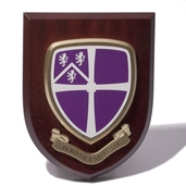 Wooden Shield Wall Plaque