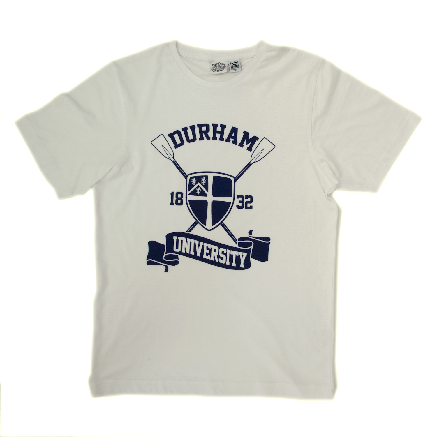 Fairtrade Men S T Shirt White At Durham University Official Shop